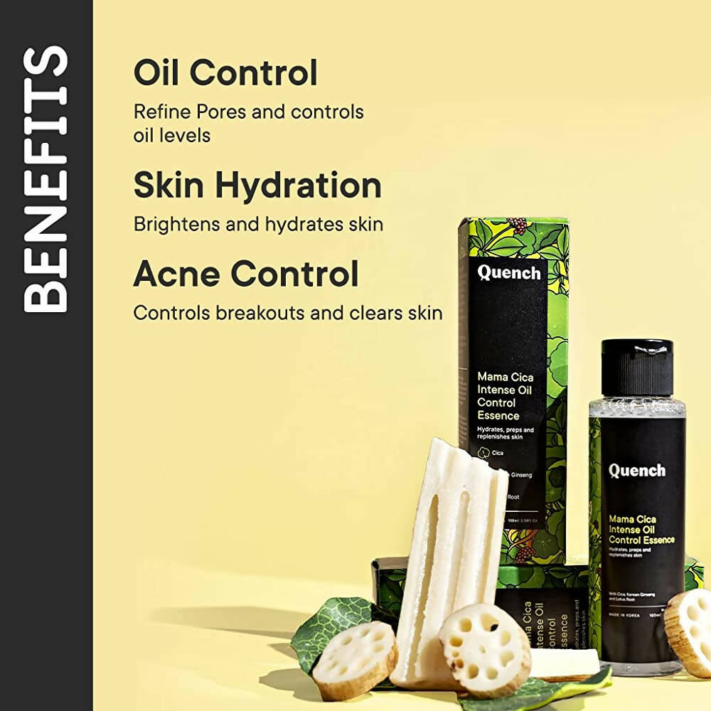 Quench Botanics Mama Cica Intense Oil Control Essence - Distacart