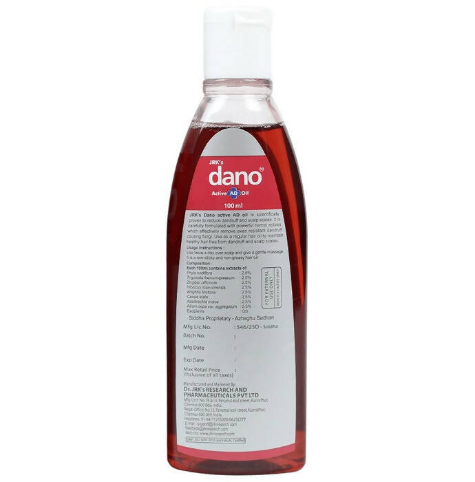 Dr. Jrk's Dano Active AD Oil - Distacart