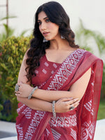 Thumbnail for Kalini Batik Printed Sarees - Distacart