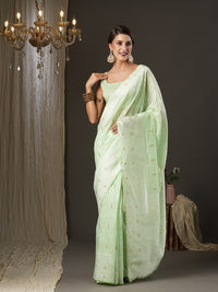 Thumbnail for Saree Mall Woven Design Zari Silk Cotton Saree - Distacart