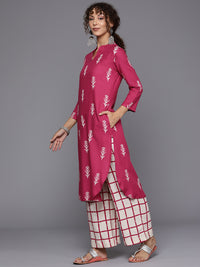 Thumbnail for Biba Women Ethnic Motifs Printed Kurta with Palazzos - Distacart