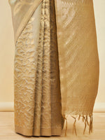Thumbnail for Soch Woven Design Zari Tussar Saree - Distacart