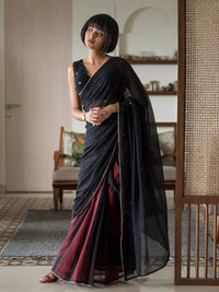 Thumbnail for Suta Multi Color Woven Design Pure Cotton Saree - Distacart