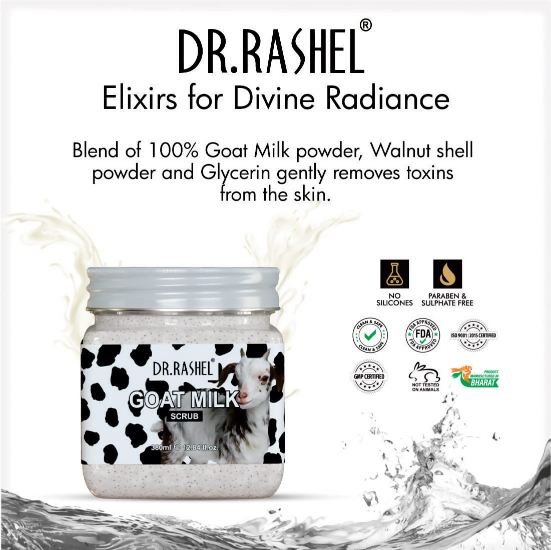 Dr.Rashel Goat Milk Scrub For Face And Body - Distacart