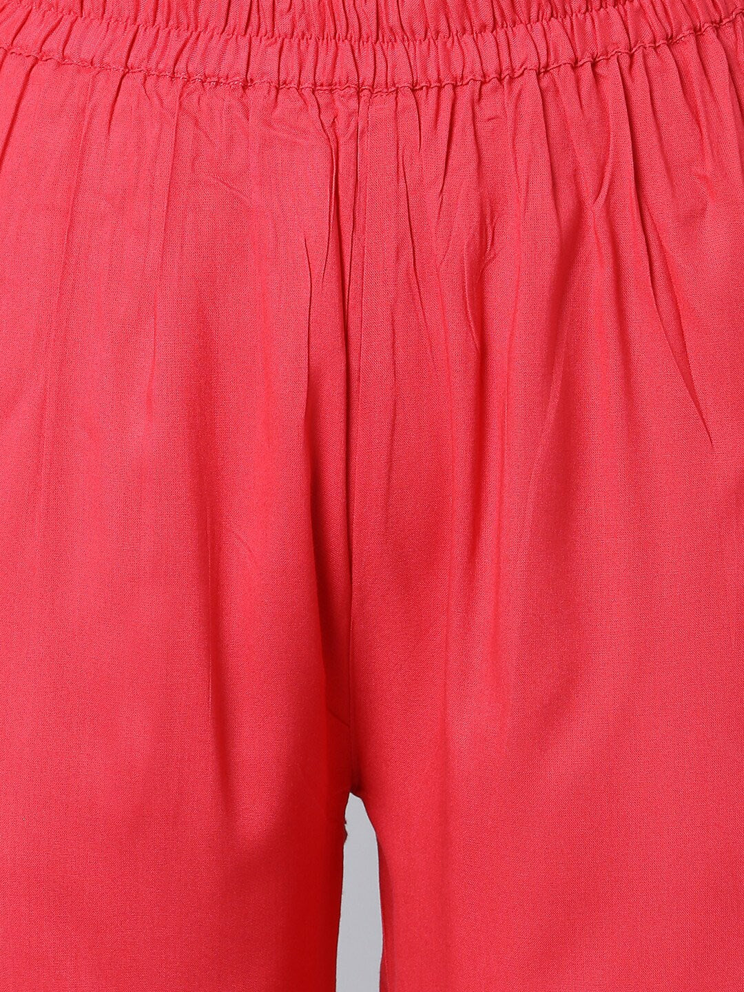 Khushal K Women Pink Gotta Patti Kurta with Trousers & With Dupatta - Distacart