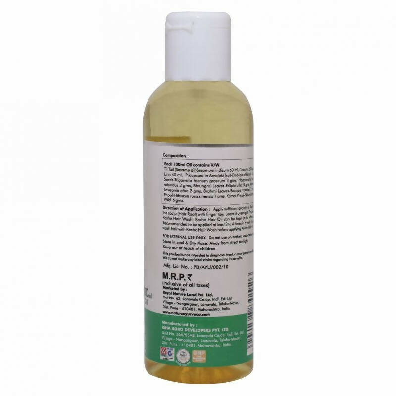Naturz Ayurveda Kesho Hair Care Oil - Distacart
