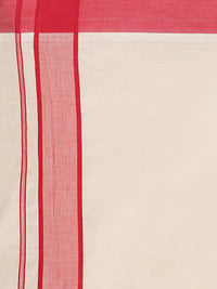 Thumbnail for Sethukrishna Off White Traditional Kerala Double Mundu For Men - Distacart