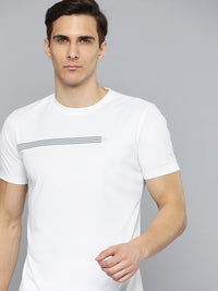 Thumbnail for HRX By Hrithik Roshan Running Men Optic White Antimicrobial Brand carrier Tshirts - Distacart