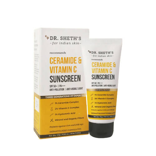 Dr. Sheth's Ceramide & Vitamin C Sunscreen - Distacart