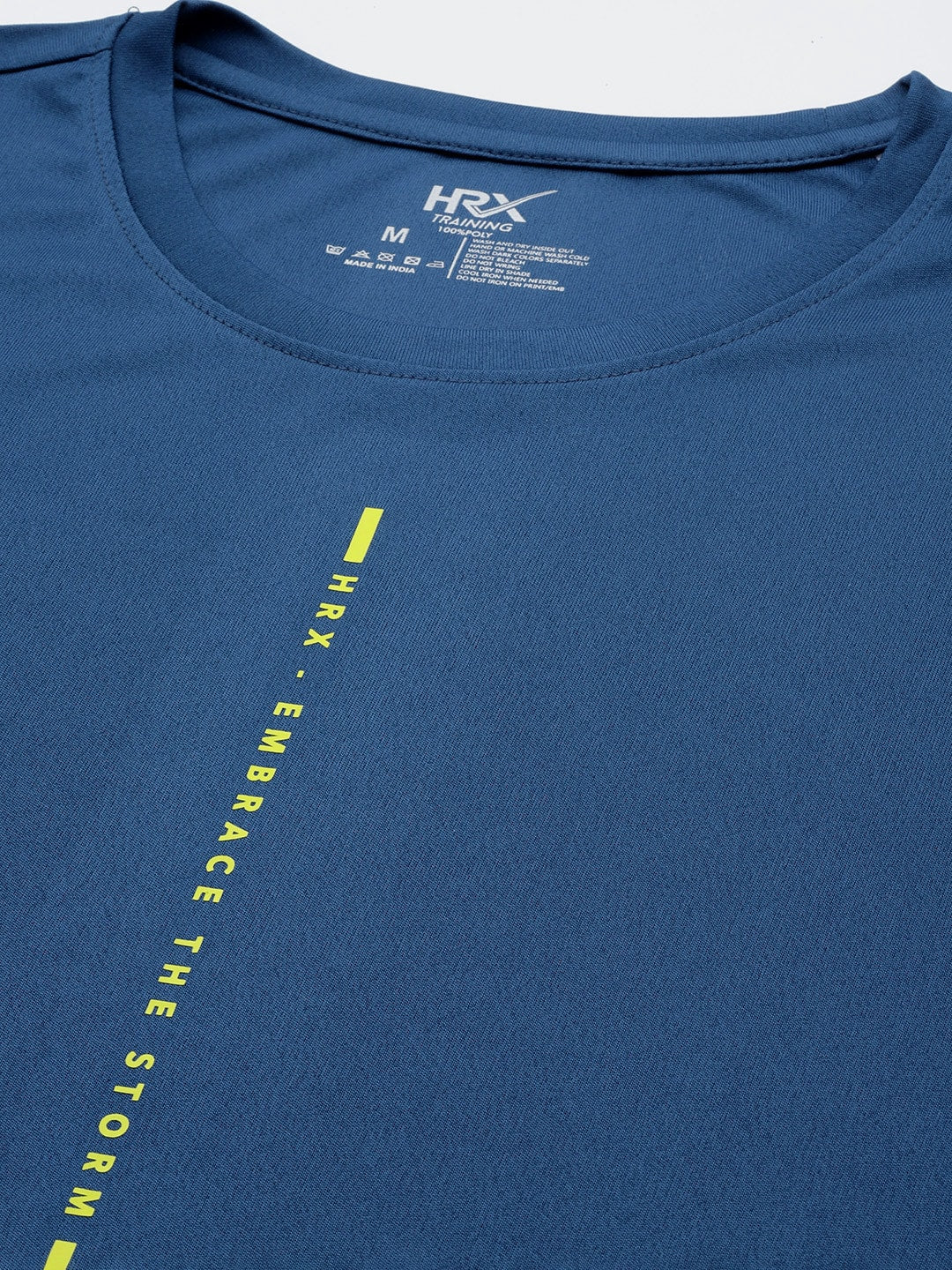 HRX by Hrithik Roshan Printed Rapid-Dry Training or Gym T-shirt - Distacart