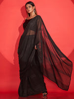 Thumbnail for Tikhi Imli Striped Semi Sheer Ready to Wear Saree - Distacart