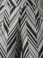 Thumbnail for Khushal K Women Black & Grey Printed Kurta with Palazzos - Distacart