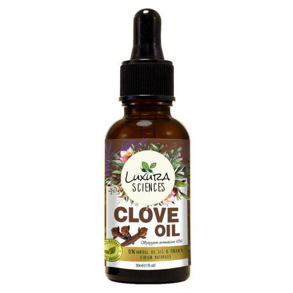 Luxura Sciences Organic Clove Oil For Teeth Pain - Distacart