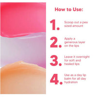 Thumbnail for Ilana Lip Snooze Overnight Healing Vegan Lip Mask - Strawberry Lemonade - Distacart