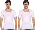 Thumbnail for Vip Bonus Men's Half Sleeves Cotton Vest - Pack of 2