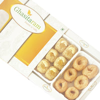 Thumbnail for Ghasitaram Sankranti /Lohri Gifts Sweets-Til Laddoo And Khajoor Hamper - Distacart