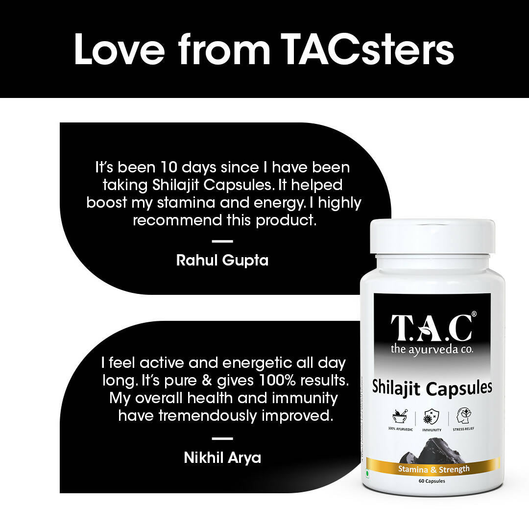 TAC - The Ayurveda Co. SJ Capsules for Men - Distacart