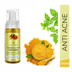 Thumbnail for Glamveda Turmeric & Tulsi Detox Anti Acne Face Wash
