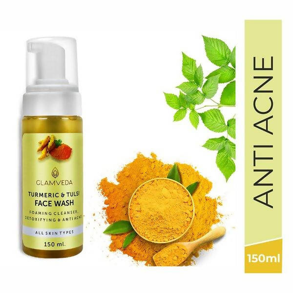 Glamveda Turmeric & Tulsi Detox Anti Acne Face Wash