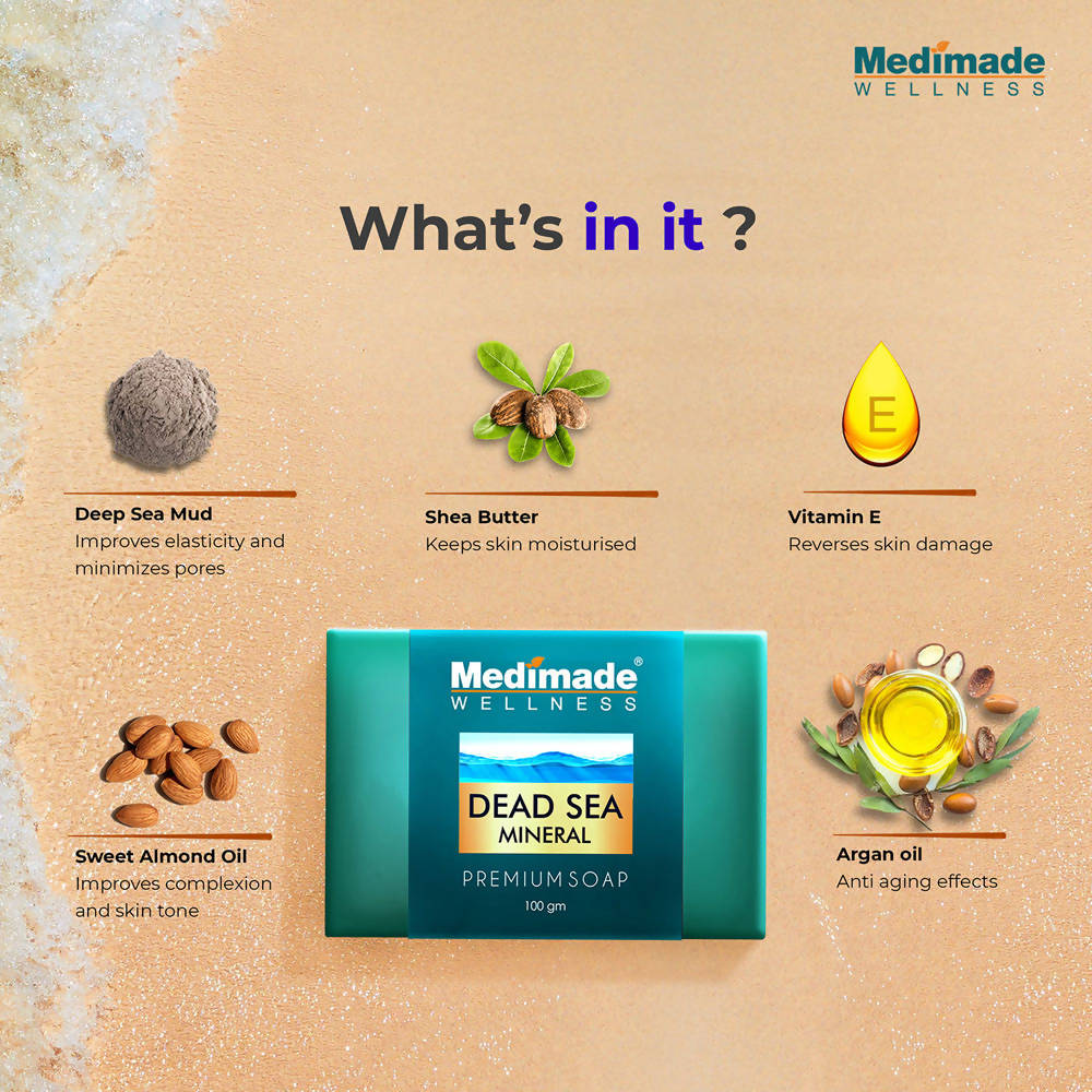 Medimade Wellness Dead Sea Mineral Premium Soap