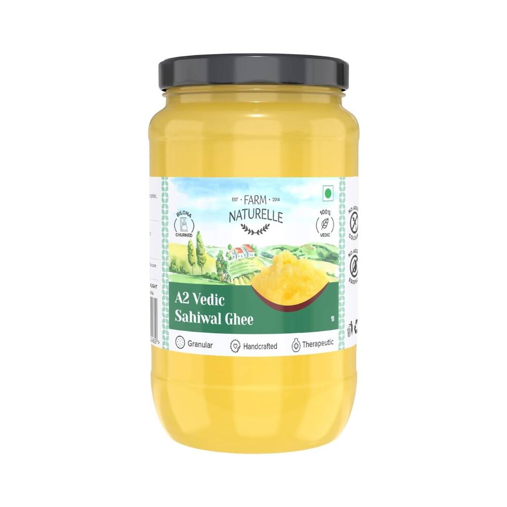 Farm Naturelle A2 Vedic Sahiwal Ghee - Desi Cow Ghee - Distacart