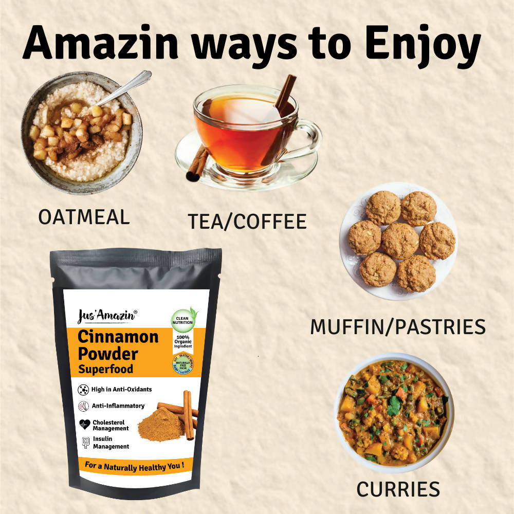 Jus Amazin Cinnamon Powder Superfood - Distacart