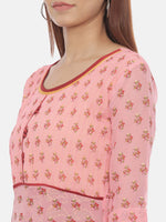 Thumbnail for Souchii Brown Printed Maxi Dress - Distacart