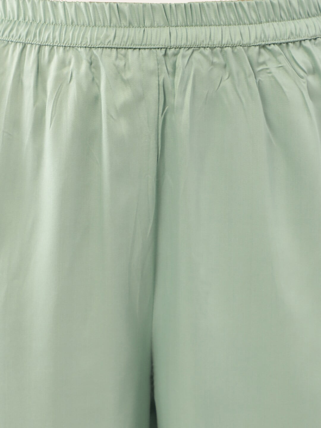 Khushal K Floral Printed Empire Thread & Mirror Work Kurta with Palazzos & Dupatta - Distacart