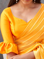 Thumbnail for Tikhi Imli Striped Georgette Ready to Wear Saree - Distacart