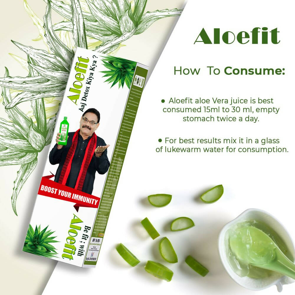 Pharma Science Aloe Vera Juice With Pulp Bottle - Distacart