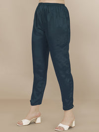 Thumbnail for HERE&NOW Floral Embroidered Chikankari Kurta with Trousers & Dupatta - Distacart