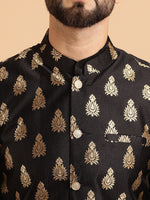 Thumbnail for Sojanya Band Collar Regular Kurta & Churidar With Nehru Collar - Distacart