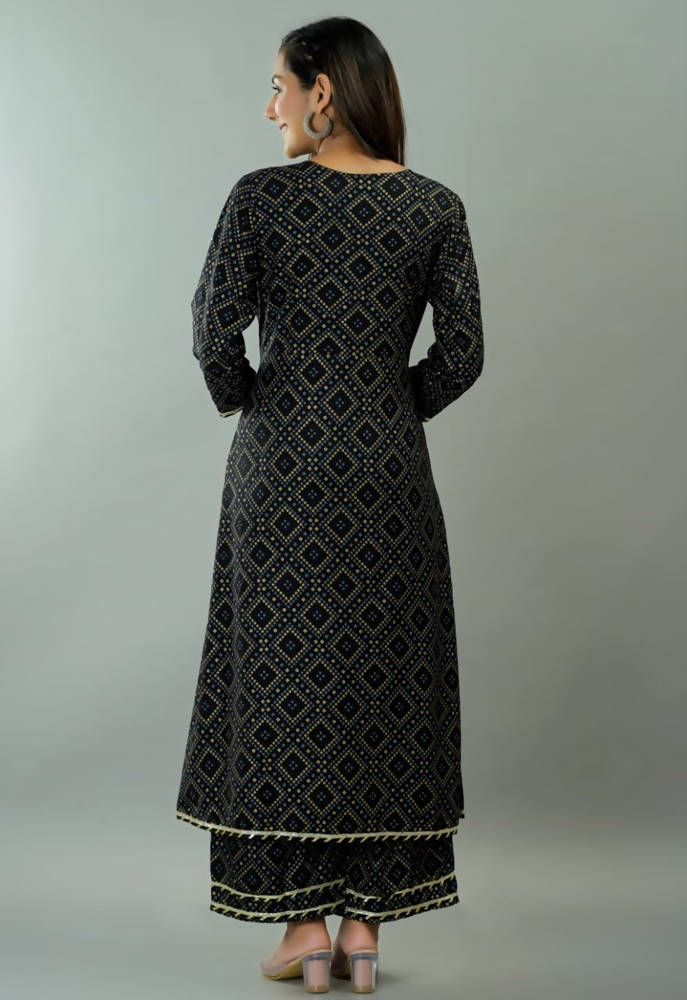 Vamika Black Kurta Set
