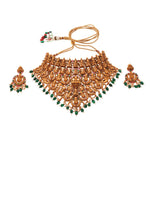 Thumbnail for Saraf RS Jewellery Gold-Plated Stone-Studded Jewellery Set - Distacart