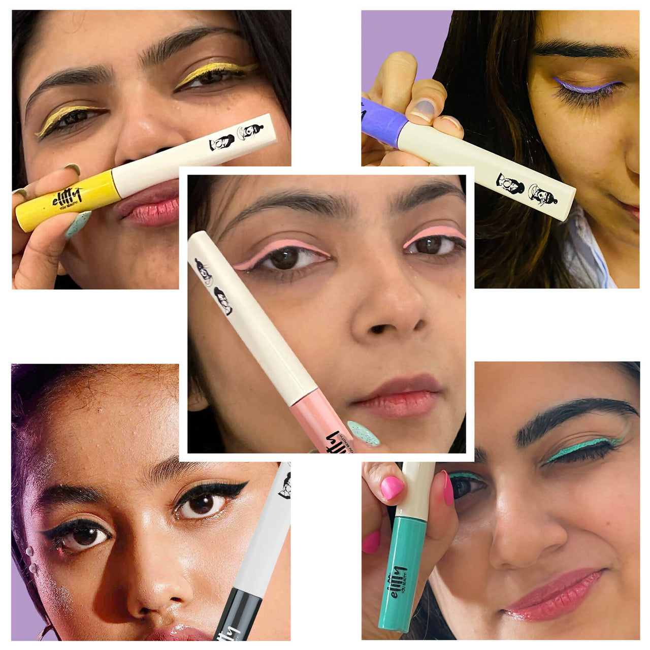 Elitty Eye Gotta Feeling Pop Color Eyeliner Combo - Distacart