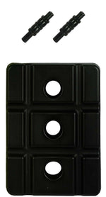 Thumbnail for Klapp Six Pcs Plastic Wicket Set with Cover - Black and Yellow - Distacart
