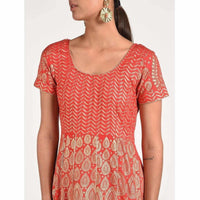 Thumbnail for Cheera Women's Fancy Full Ghera Party Wear Anarkali Kurta (CH079K)