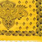 Thumbnail for Desh Bidesh Woven Handloom Handloom Pure Cotton Saree (Yellow) - Distacart