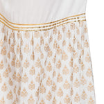 Thumbnail for PAVONINE Off-White Color 3-Panels Sequence Printed Flared Sharara For Women & Girls - Distacart