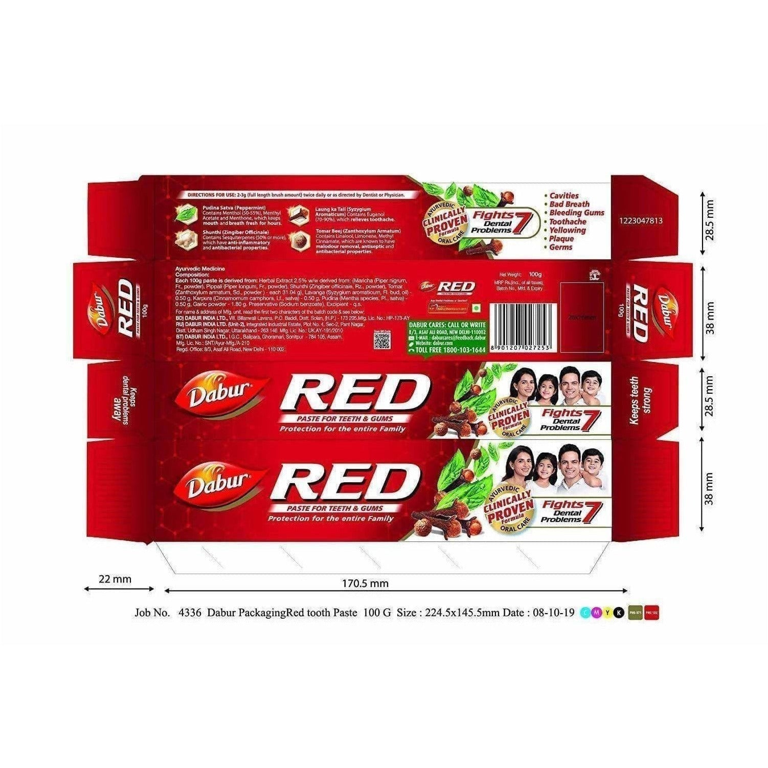 Dabur Red Toothpaste - Distacart