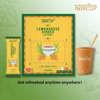 Thumbnail for Indicup Lemongrass Ginger Tea Instant Premix - Distacart