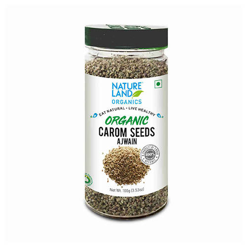 Nature Land Organics Carom Seeds (Ajwain) - Distacart