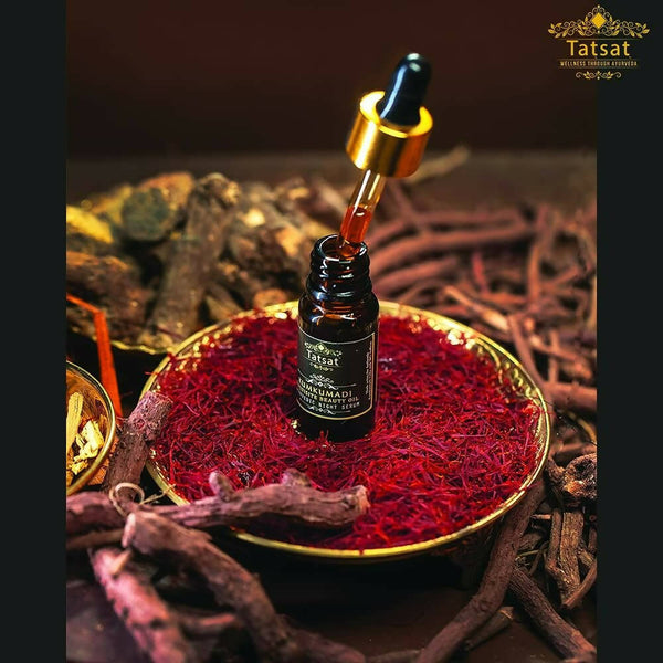 Tatsat Certified Ayurvedic Kumkumadi Exquisite Face Serum - Distacart