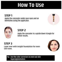 Thumbnail for Insight Cosmetics Hd Concealer - Natural Finish, Water-Resistant - Porcelain - Distacart
