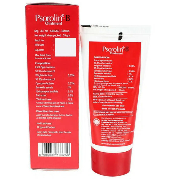 Dr. Jrk's Psorolin-B Ointment - Distacart