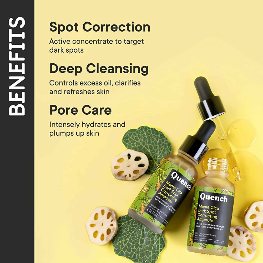 Quench Botanics Mama Cica Dark Spot Correcting Ampoule - Distacart