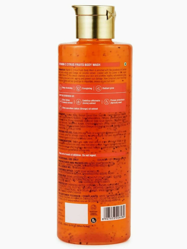 Fabessentials Vitamin C Citrus Fruits Body Wash - Distacart