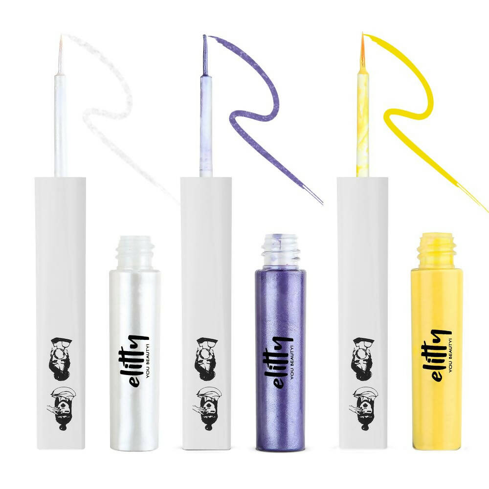 Elitty Eye Gotta Feeling Daylight Pop Color Eyeliner Combo - Distacart