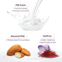 Thumbnail for Santoor Baby Bathing Soap with Milk Cream, Saffron, & Almond Oil - Distacart