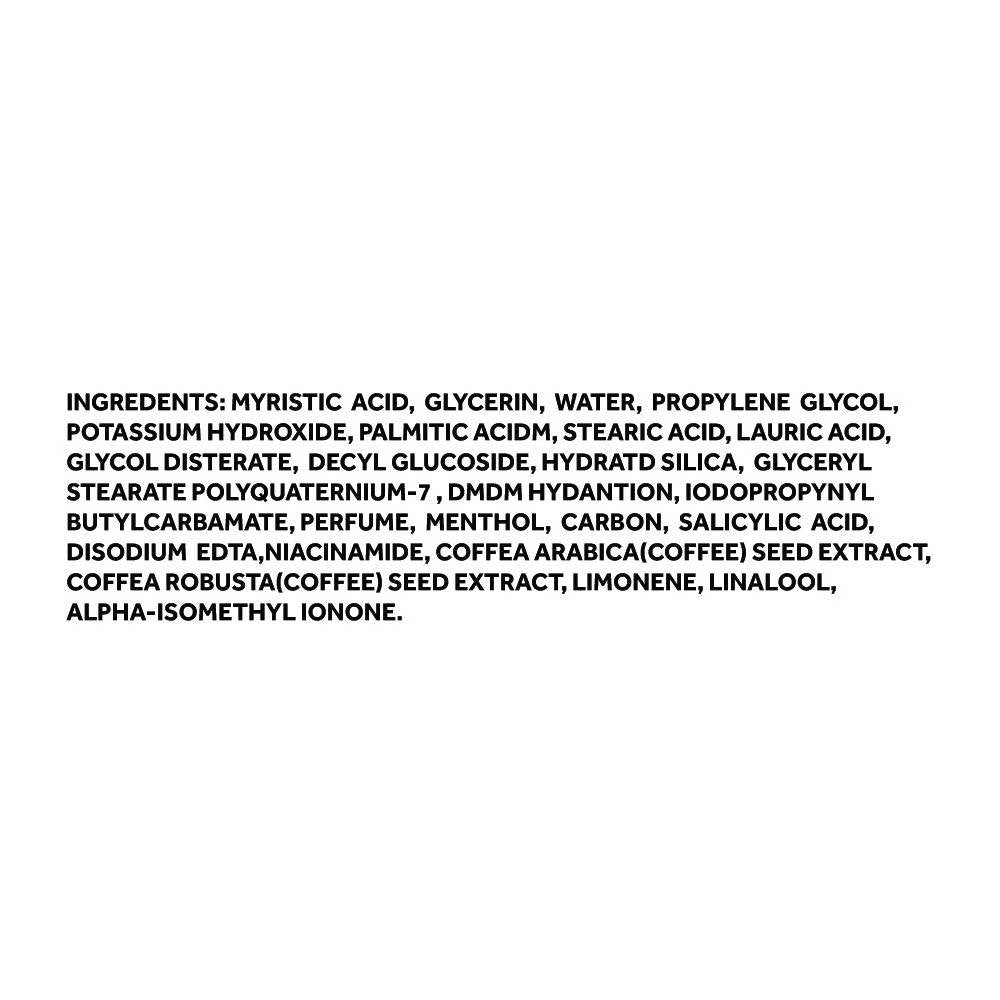 Ponds Men Pollution Out Facewash Ingredients